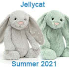 Jellycat New Soft Toys Summer 2021 including Bashful Shimmer and Zingy Bunny