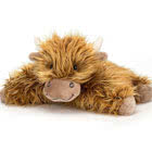 Jellycat Truffle Highland Cow and Sheep soft toys, they can either lie like a cushion or sit, all coming with free tracked UK delivery.