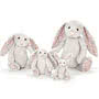 Jellycat Blossom Silver Bunny Group
