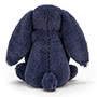 Jellycat Bashful Navy Bunny Back