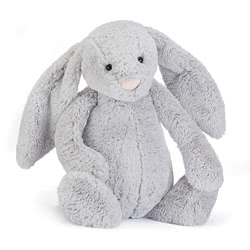 Bashful Silver Bunny Huge