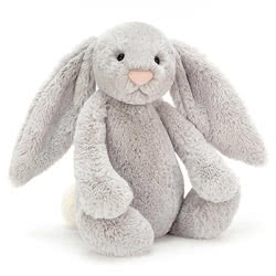 Bashful Silver Bunny Large