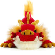 Jellycat Year of the Dragon soft toys 2024 including Festival Dragon, Golden Dragon, Little Dragon and Dragon Bag Charms