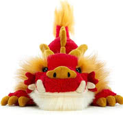 Jellycat Year of the Dragon soft toys from 2024 including Festival Dragon, Golden Dragon, Little Dragon and Dragon Bag Charms.