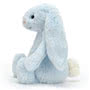 Jellycat Bashful Blue Bunny Rattle  Side