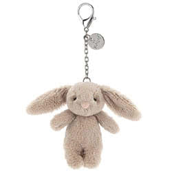 Bashful Beige Bunny Bag Charm