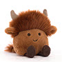 Jellycat Amuseabean Highland Cow 