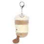 Jellycat Amuseable Coffee-To-Go Bag Charm Side