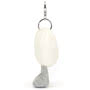 Jellycat Amuseable Cream Heart Bag Charm Side