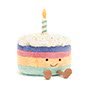 Amuseable Rainbow Birthday Cake