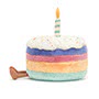 Jellycat Amuseable Rainbow Birthday Cake Side