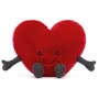 Jellycat Amuseable Red Heart Large Front