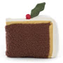 Jellycat Amuseable Slice of Christmas Cake Back