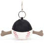 Jellycat Amuseable Sports Baseball Bag Charm Back