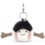 Jellycat Amuseable Sports Baseball Bag Charm Front