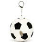 Jellycat Amuseable Sports Football Bag Charm Side