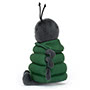 Jellycat Anoraknid Black Spider Side
