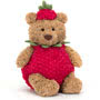 Jellycat Bartholomew Bear Strawberry 