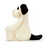 Jellycat Bashful Black & Cream Puppy Really Big Side