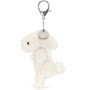 Jellycat Bashful Bunny Cream Bag Charm Side