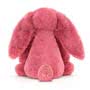 Jellycat Bashful Cerise Bunny Back