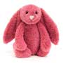 Jellycat Bashful Cerise Bunny Medium 