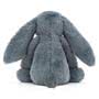 Jellycat Bashful Dusky Blue Bunny Back