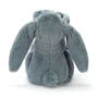 Jellycat Bashful Dusky Blue Bunny Soother Back
