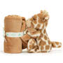 Baby Jellycat Bashful Giraffe Soother Side