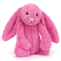 Bashful Hot Pink Bunny