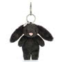 Jellycat Bashful Inky Bunny Bag Charm 