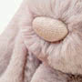 Jellycat Bashful Luxe Bunny Rosa Nose
