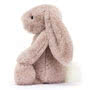 Jellycat Bashful Luxe Bunny Rosa Side