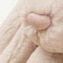 Jellycat Bashful Luxe Bunny Willow Nose