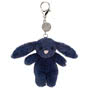 Bashful Navy Bunny Bag Charm Small Image