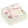 Jellycat Bashful Pink Bunny Gift Set Together