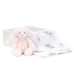 Bashful Pink Bunny Gift Set