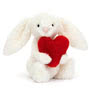 Jellycat Bashful Red Love Heart Bunny  Small