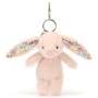 Jellycat Blossom Blush Bunny Bag Charm 