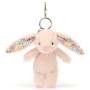 Blossom Blush Bunny Bag Charm