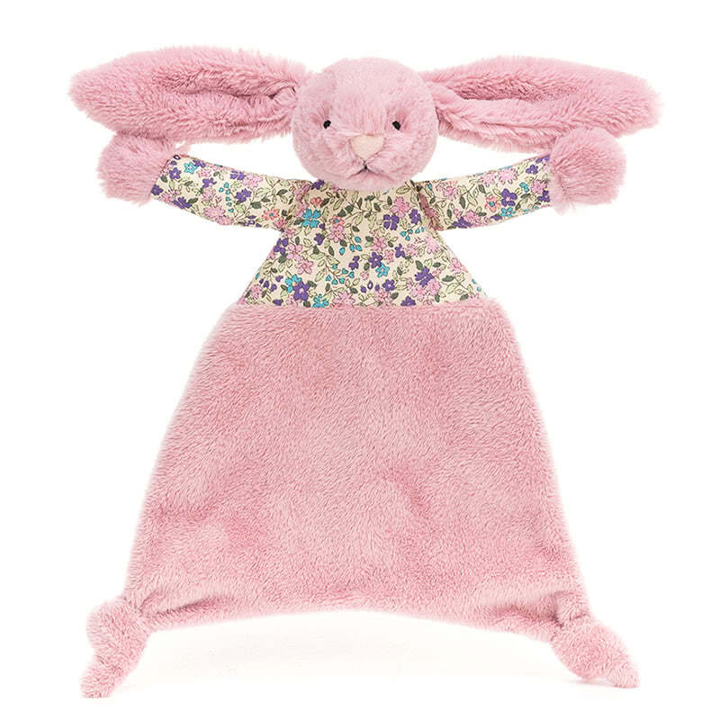 Pink jellycat bunny soother deals