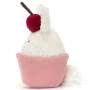 Jellycat Dainty Dessert Bunny Cupcake Side
