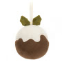Jellycat Festive Folly Christmas Pudding Back