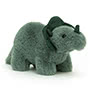 Jellycat Fossilly Triceratops Small