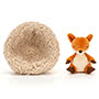 Jellycat Hibernating Fox Upright