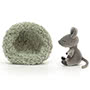 Jellycat Hibernating Mouse Side