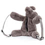 Jellycat Huggady Dog Backpack Open