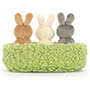 Jellycat Nesting Bunnies Back