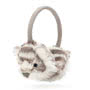 Jellycat Sacha Snow Tiger Ear Muffs Side