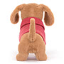 Jellycat Jellycat Sweater Sausage Dog Pink Back
